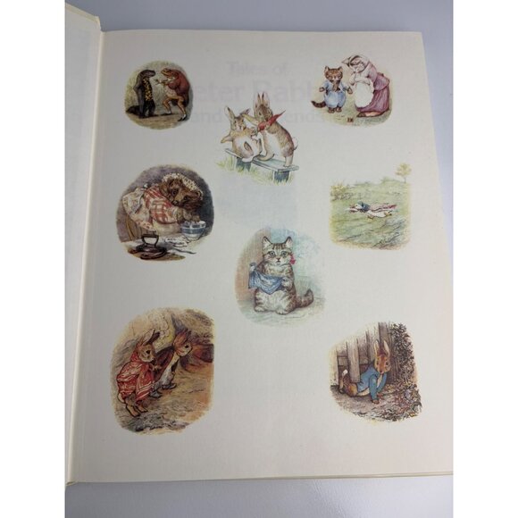Tales Of Peter Rabbit & His Friends Hardcover Beatrix Potter 1984 Chatham VTG - Picture 7 of 14